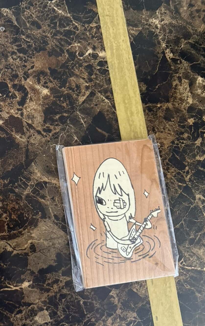 Yoshitomo Nara Apple Box Postcard Limited Edition Blue Museum Aomori Art